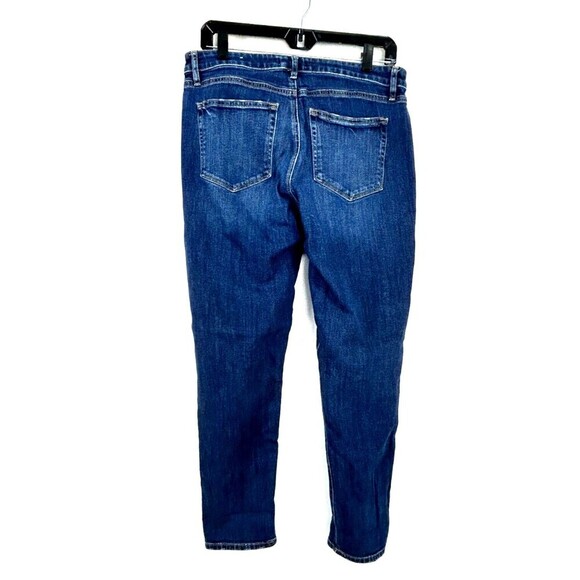 LOFT Curvy Skinny Mid Rise Women Jeans Size 10 30 Blue Slim Stretch Denim Jeans - Picture 9 of 12